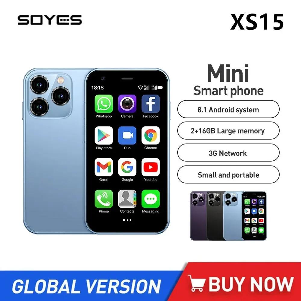 SOYES XS15 ʹ 3.0 ġ  ޴, ȵ̵ 8.1,  SIM , ÷   GPS, 3G ޴, 2GB + 16GB, 1000mAh